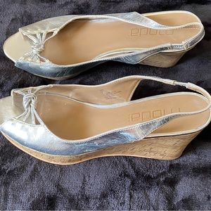 Silver shoes 8 medium style name: Trista